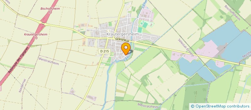 localisation de l'entreprise SERRURERIE BRAUN CLEMENT à KRAUTERGERSHEIM