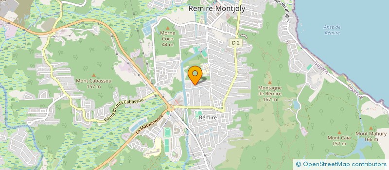 localisation de l'entreprise SERRURERIE CHARPENTE METALLI DE GUYANE  REMIRE-MONTJOLY