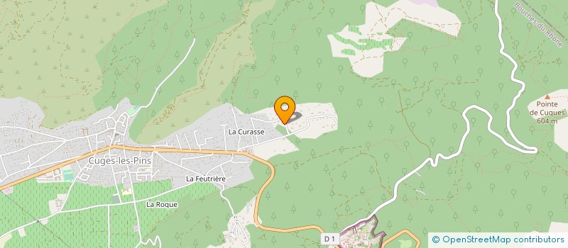 localisation de l'entreprise SERRURERIE CHARPENTES FERMETURES  CUGES-LES-PINS