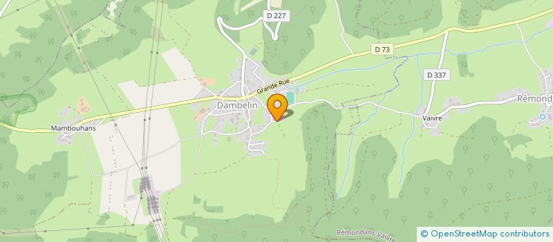 localisation de l'entreprise SERRURERIE-CHAUDRONNERIE-MECANO-SOUDAGE SCM  DAMBELIN