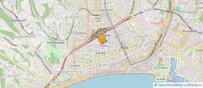 localisation de l'entreprise SERRURERIE CLEMENCEAU à NICE