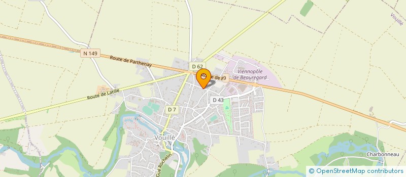 localisation de l'entreprise SERRURERIE CONST METALL MATERI à VOUILLE