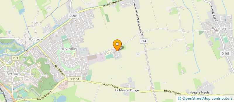 localisation de l'entreprise SERRURERIE CYS à HOYMILLE