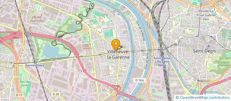 localisation de l'entreprise SERRURERIE DANIEL 24-24  VILLENEUVE-LA-GARENNE