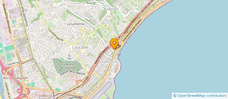 localisation de l'entreprise SERRURERIE DE CARRAS à NICE