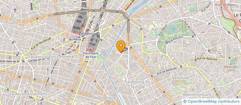 localisation de l'entreprise SERRURERIE DE LA GRANGE AUX BELLES à PARIS