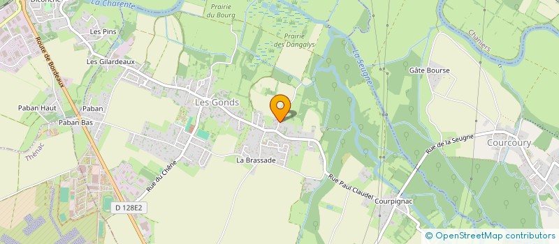 localisation de l'entreprise SERRURERIE DE LA SEUGNE  LES GONDS