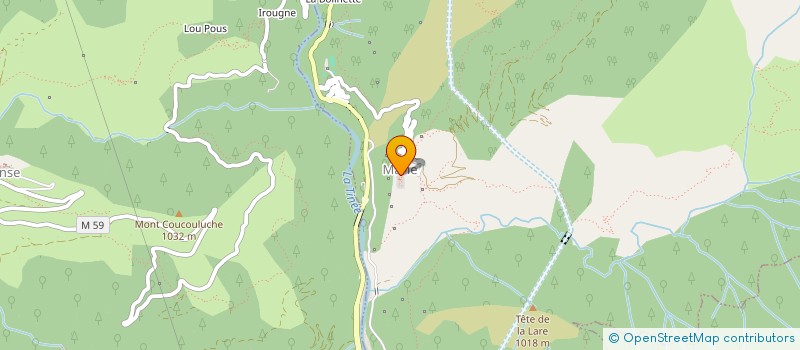localisation de l'entreprise SERRURERIE DE LA VALLEE à RIMPLAS