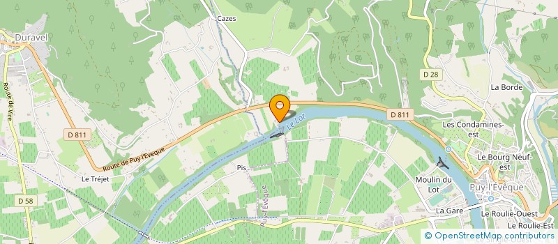 localisation de l'entreprise SERRURERIE DE LESTRADE à PUY-L'EVEQUE