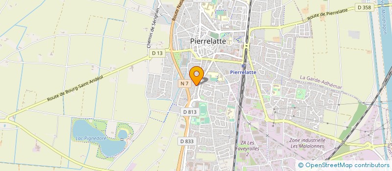 localisation de l'entreprise SERRURERIE DELASSUS  PIERRELATTE