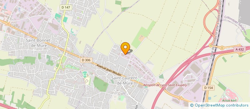 localisation de l'entreprise SERRURERIE DES 2 MURES à SAINT-LAURENT-DE-MURE