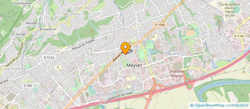 localisation de l'entreprise SERRURERIE DES BUCLOS à MEYLAN