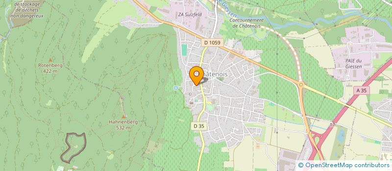 localisation de l'entreprise SERRURERIE DORGLER LUCIEN FILS à CHATENOIS