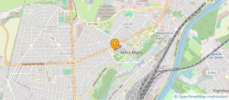 localisation de l'entreprise SERRURERIE DU GRAND PARIS à ATHIS-MONS