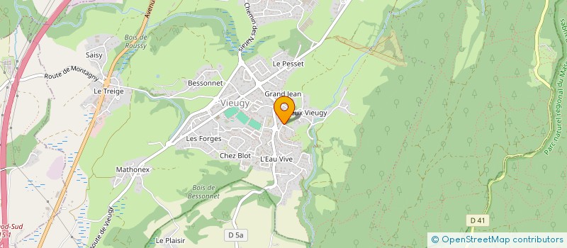 localisation de l'entreprise SERRURERIE DU LAC à ANNECY