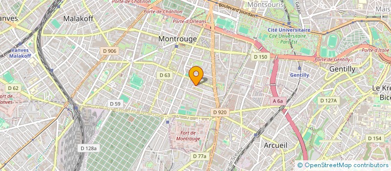 localisation de l'entreprise SERRURERIE DU MARAIS à MONTROUGE