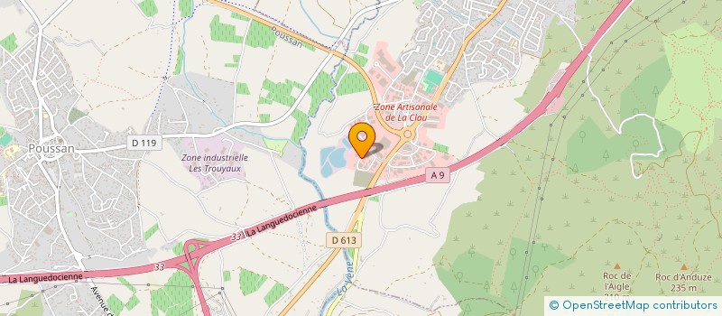 localisation de l'entreprise SERRURERIE DU MIDI  GIGEAN