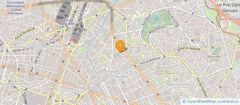 localisation de l'entreprise SERRURERIE DURAND à PARIS