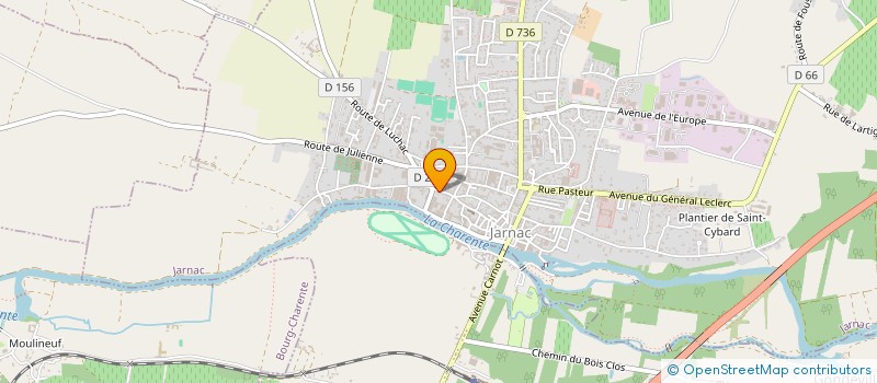 localisation de l'entreprise SERRURERIE ELECTRIC BATIMENT INDUSTRIE à JARNAC