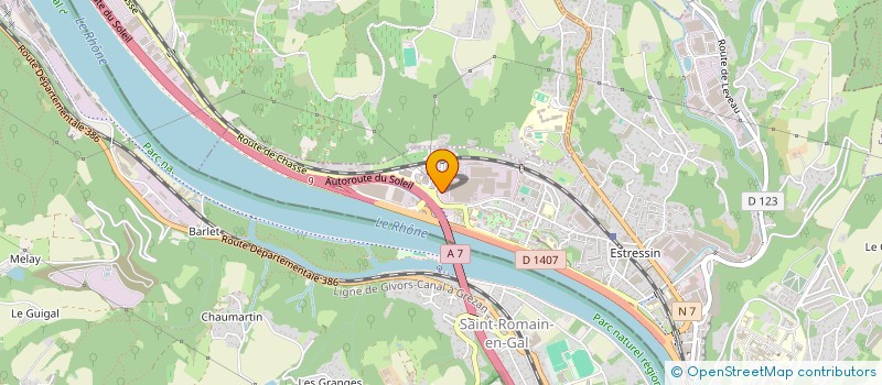 localisation de l'entreprise SERRURERIE ELECTRICITE RHONE ALPES  SEYSSUEL