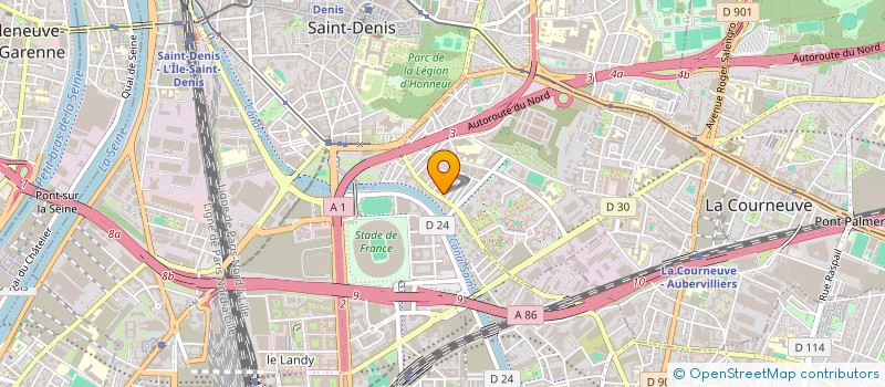 localisation de l'entreprise SERRURERIE ET FERRONNERIE DIONYSIENNE à SAINT-DENIS