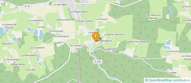 localisation de l'entreprise SERRURERIE ETUDES CONCEPTION DU CHEDOUET 72  VILLENEUVE-EN-PERSEIGNE