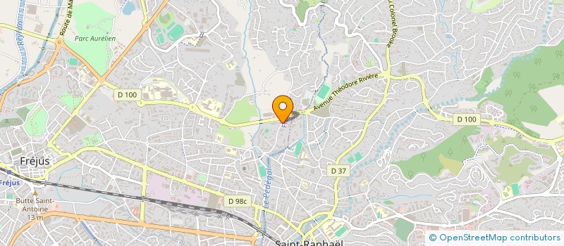 localisation de l'entreprise SERRURERIE EVIDENCE SECURITE à FREJUS