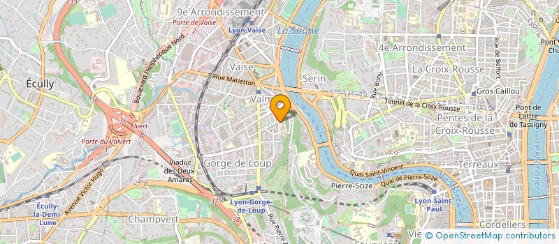 localisation de l'entreprise SERRURERIE FAYAT VINCENT  LYON