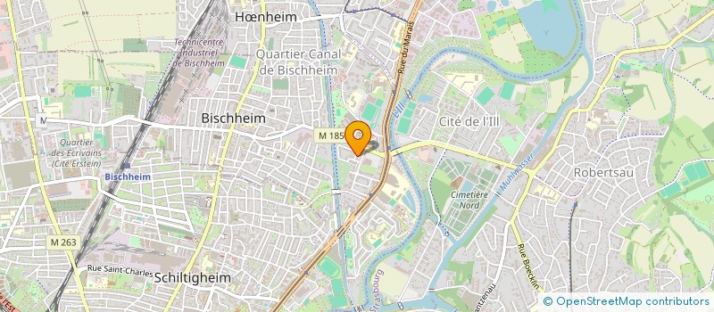 localisation de l'entreprise SERRURERIE FERMETURES DU BATIMENT ET DE L'INDUSTRIE à BISCHHEIM