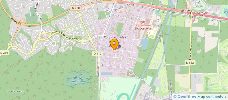 localisation de l'entreprise SERRURERIE FERRONNERIE BAILE à LA TESTE-DE-BUCH