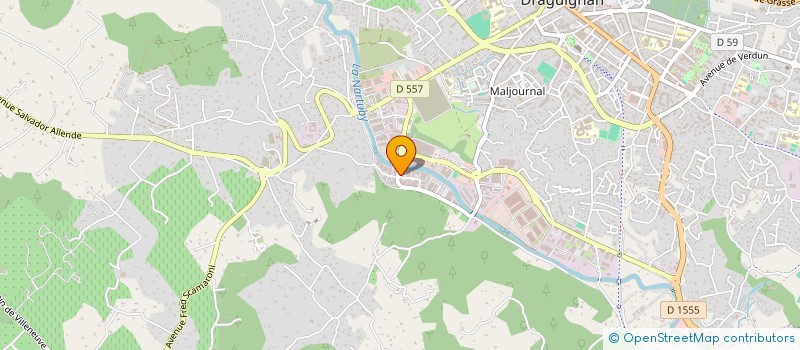 localisation de l'entreprise SERRURERIE FERRONNERIE BOSSE à DRAGUIGNAN