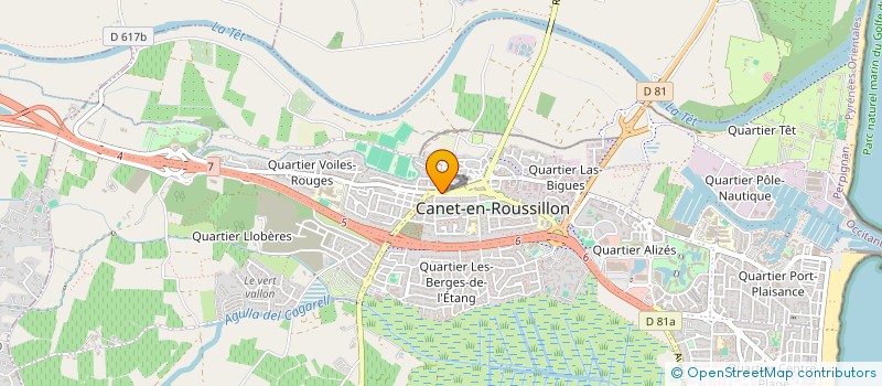 localisation de l'entreprise SERRURERIE FERRONNERIE CANETOISE à CANET-EN-ROUSSILLON
