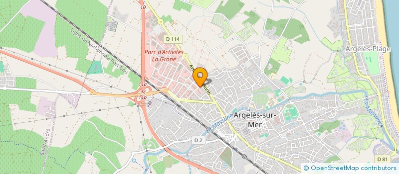 localisation de l'entreprise SERRURERIE FERRONNERIE DES ALBERES à ARGELES-SUR-MER