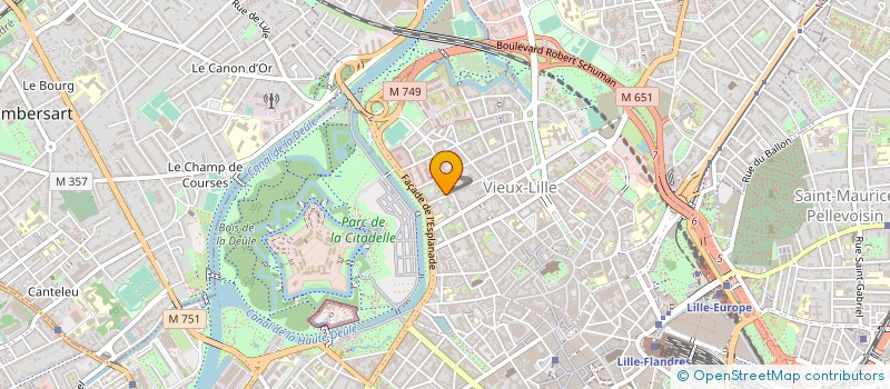 localisation de l'entreprise SERRURERIE GADENNE  LILLE