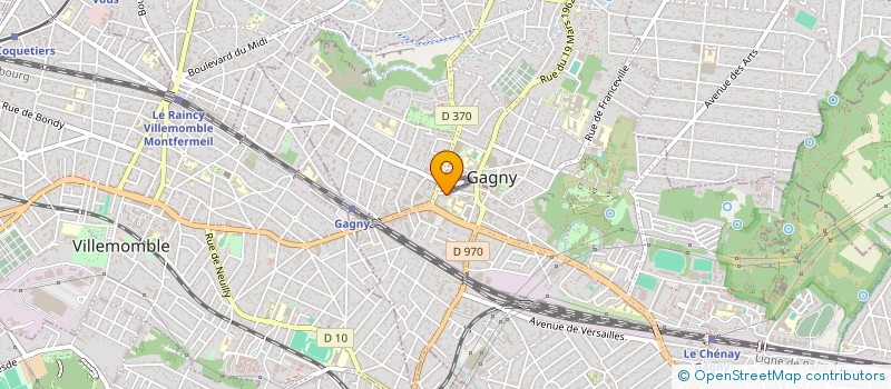 localisation de l'entreprise SERRURERIE GAGNY SECURITE à GAGNY