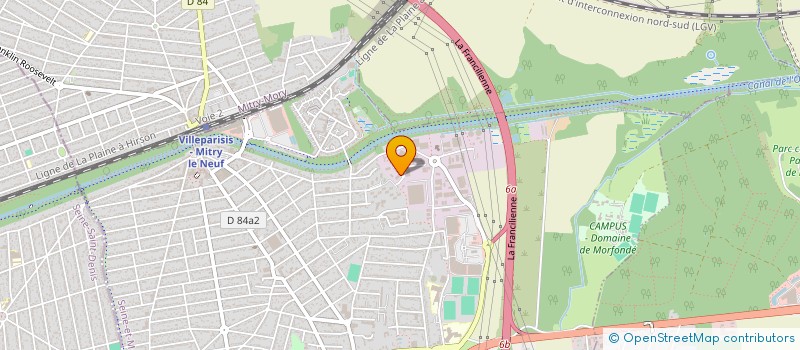 localisation de l'entreprise SERRURERIE GENERALE CLEMENT PERE ET FILS  VILLEPARISIS