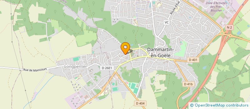 localisation de l'entreprise SERRURERIE GENERALE DE L OISE  DAMMARTIN-EN-GOELE