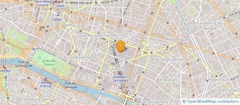 localisation de l'entreprise SERRURERIE GENERALE MONTORGUEIL à PARIS