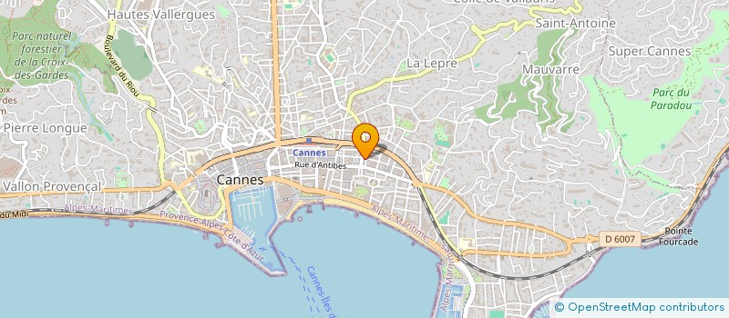 localisation de l'entreprise SERRURERIE GERARD ET FILS à CANNES