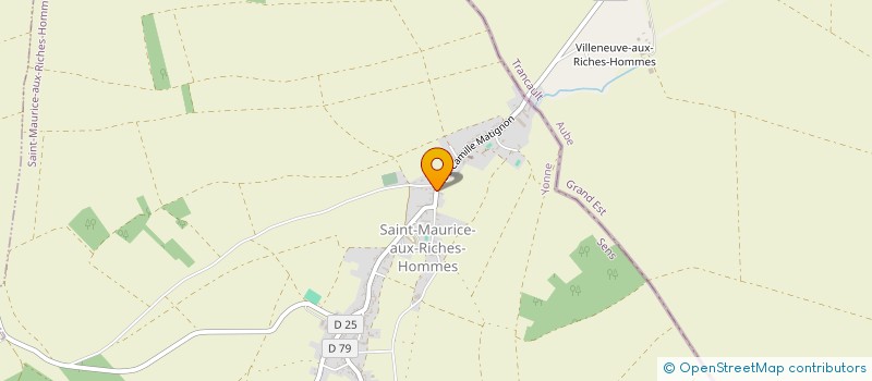 localisation de l'entreprise SERRURERIE HARDY EURL  SAINT-MAURICE-AUX-RICHES-HOMMES