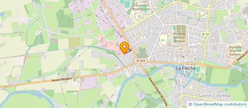 localisation de l'entreprise SERRURERIE INDUSTRIELLE FLECHOISE  LA FLECHE