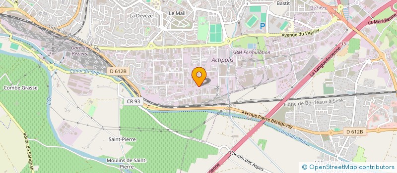 localisation de l'entreprise SERRURERIE INGENIERIE à BEZIERS