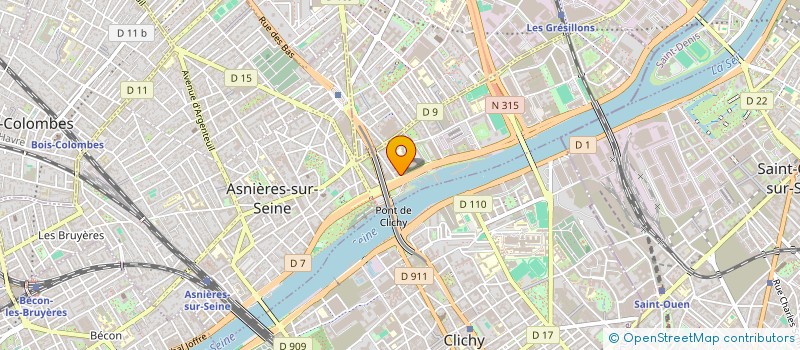 localisation de l'entreprise SERRURERIE JOSEPH  ASNIERES-SUR-SEINE