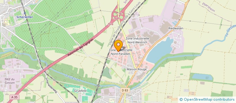 localisation de l'entreprise SERRURERIE KELLER  SELESTAT