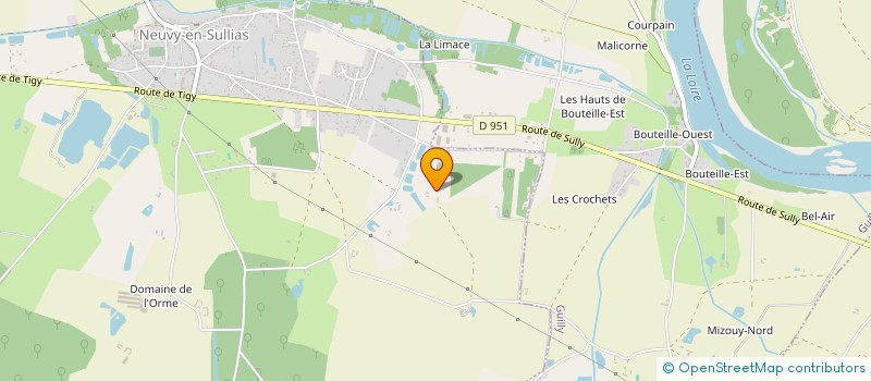 localisation de l'entreprise SERRURERIE L'ATELIER à NEUVY-EN-SULLIAS