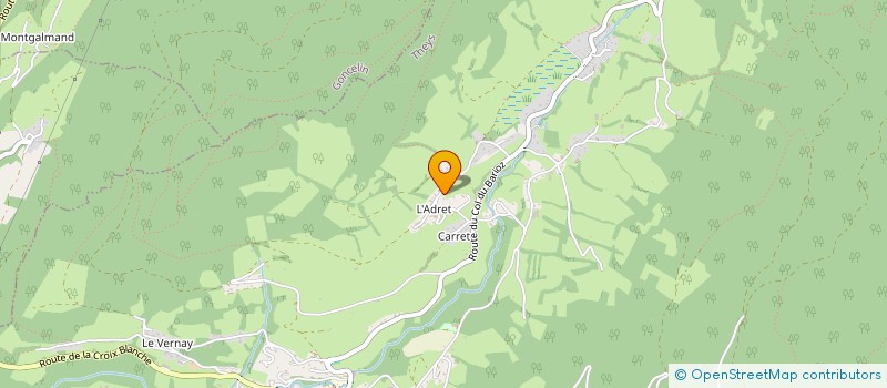 localisation de l'entreprise SERRURERIE LAGRASTA A. à CRETS EN BELLEDONNE
