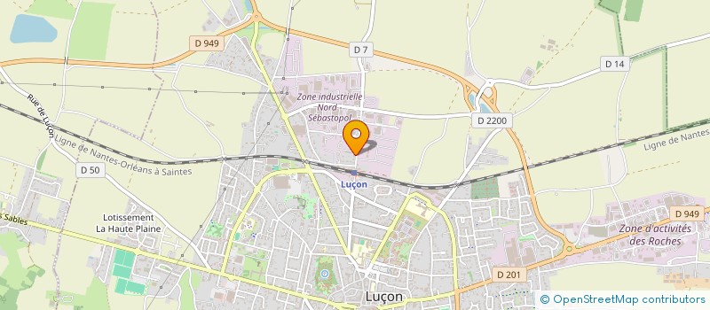 localisation de l'entreprise SERRURERIE LUCONNAISE à LUCON