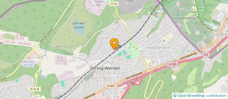 localisation de l'entreprise SERRURERIE, MAINTENANCE, GENERALE, LORRAINE SERVICES à STIRING-WENDEL