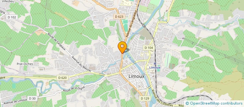 localisation de l'entreprise SERRURERIE MECANIQUE PRECISION LANGLAIS à LIMOUX