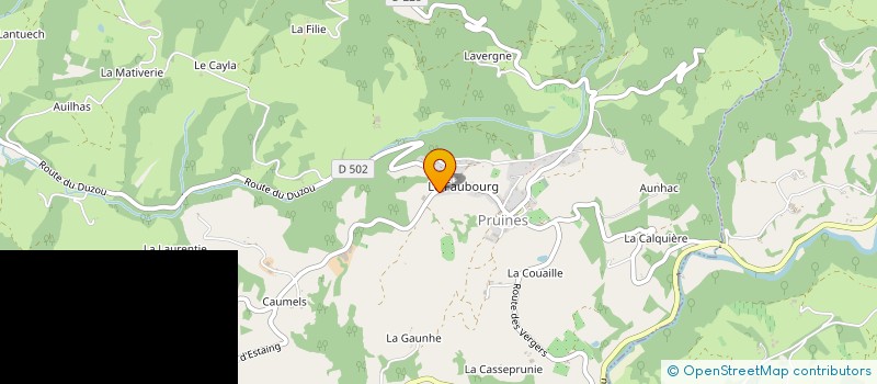 localisation de l'entreprise SERRURERIE METAL FERRONNERIE LE GUYADER  SAINT-FELIX-DE-LUNEL